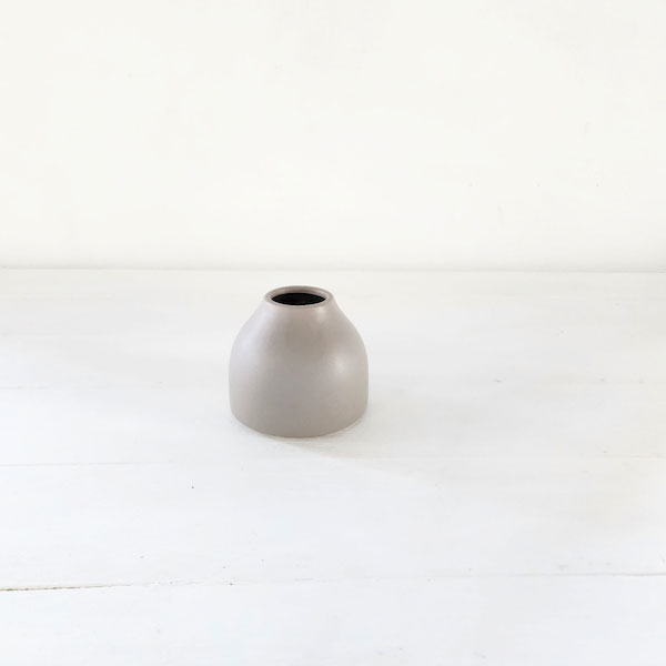 Ceramic Belly Budvase - Grey